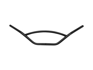 Motorcycle Conducteur Ø 25 - guidon avec jambe de force arrondie Ø 22 mm, 870 mm de large, noir