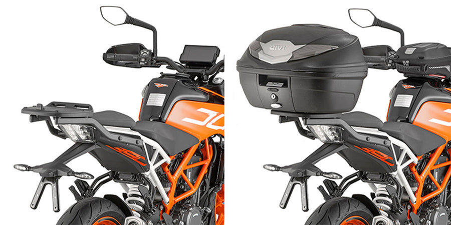 KTM Duke 390 [2017–2023] – Topcaseträger für Monolock