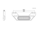 honda cb 500 [DENALI] – Kit luci stop a LED B6 con portatarga-4