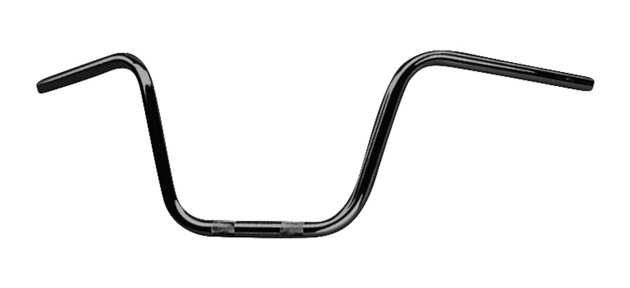 Motorradlenker Ø 25 - Lenker für Chopper und Cruiser 830 mm breit, schwarz