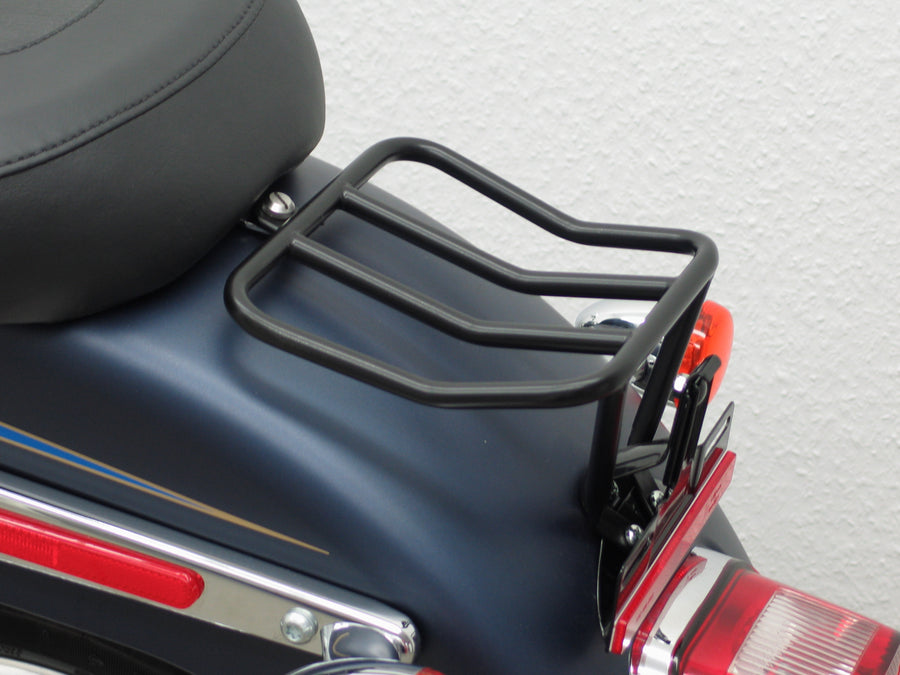 Harley Davidson Softail (Twin Cam 96b) Fat Boy (FLSTF/FLSTFI) 2007-2011 e 2012-2017 [2007-2011] -Rearack, Schwarz