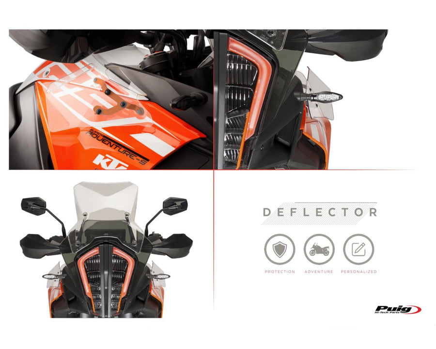 KTM 1290 SUPER ADVENTURE T [2023] – Deflettore superiore – Trasparente
