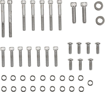 Harley Davidson Flst [DRAG SPECIALTIES] - Kit de boulons de couvercle primaire/derby/inspection intérieur et extérieur
