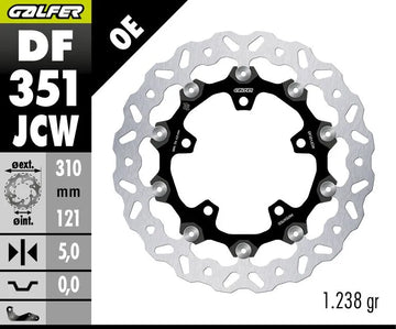 Suzuki GSR 400 [2007-2008] - DISQUE DE FREIN FLOATECH WAVE – photo 2