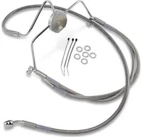 Harley Davidson Flhri [DRAG SPECIALTIES] – Edelstahl-Bremsleitungs-Kit, verlängert