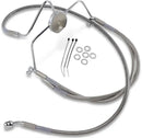 Harley Davidson Flhri [DRAG SPECIALTIES] – Edelstahl-Bremsleitungs-Kit, verlängert