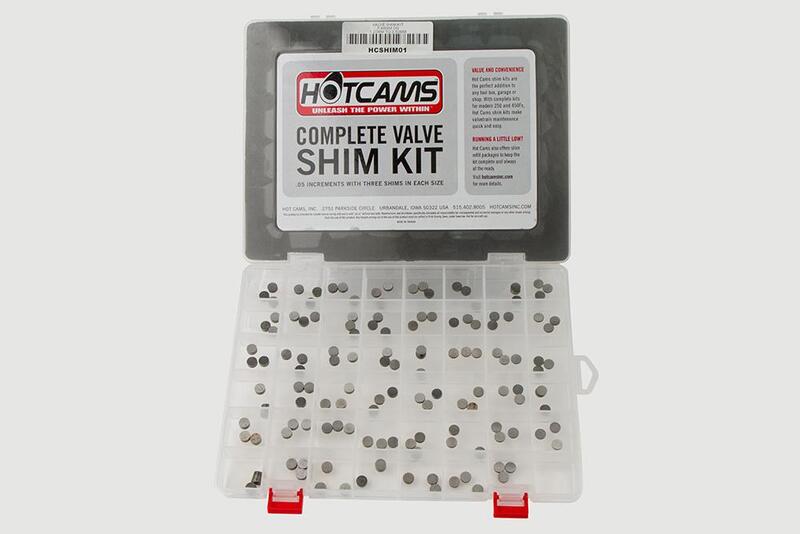 Kawasaki Kle 650 [HOT CAMS] - Ventilscheiben Ø7,48x1.20 bis Ø7,48x3.50mm - (3x je Größe)