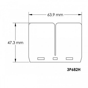 Husqvarna Te 125 [V-FORCE] - PLAQUE DE REMPLACEMENT POUR BLOC À MEMBRANE V-FORCE3