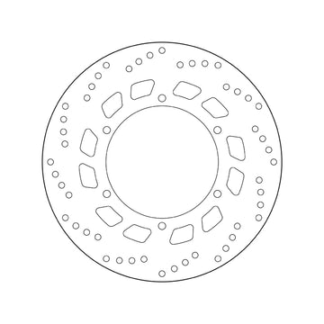 Yamaha Fj 1200 [BREMBO] - Serie Oro rund starr Bremsscheibe
