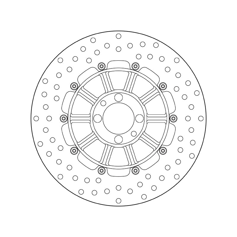 Bmw K 1100 Lt 100 [BREMBO] - Serie Oro rund starr Bremsscheibe
