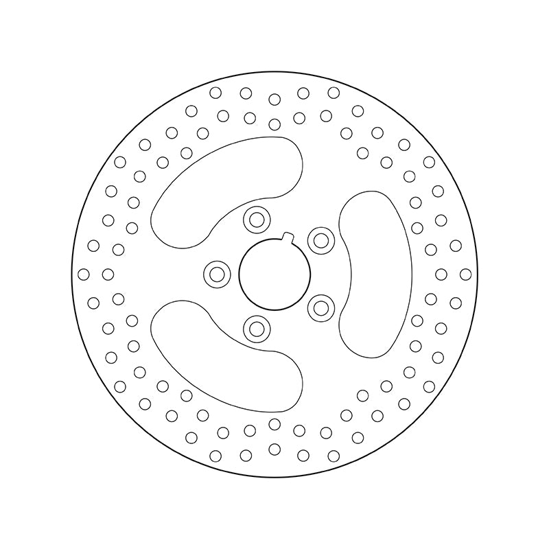 Harley Davidson Flstf [BREMBO] - Serie Oro rund starr Bremsscheibe