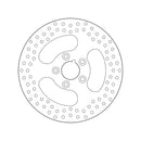 Harley Davidson Flstf [BREMBO] - Serie Oro rund starr Bremsscheibe-2