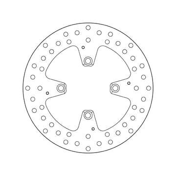 Ducati Monster 1200 [BREMBO] - Disque de frein rigide rond Série Oro - 0