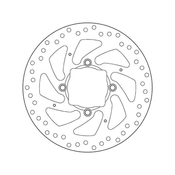 Ducati Diavel 1200 [BREMBO] - Disque de frein rigide rond Série Oro - 0