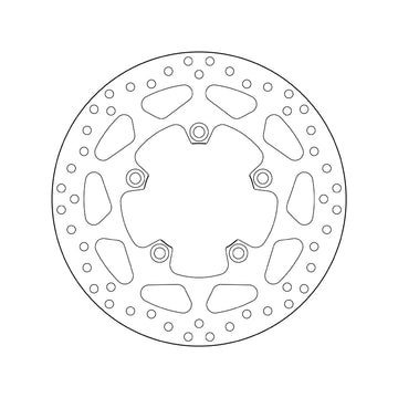 Triumph Tiger Explorer Xr [BREMBO] - Serie Oro rund starr Bremsscheibe