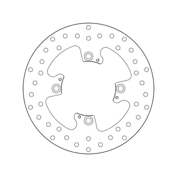 Triumph Street Twin 900 [BREMBO] - Disque de frein rigide rond Série Oro
