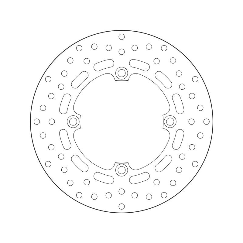Honda Crf 1000 L Africa Tw [BREMBO] - Disque de frein rigide rond Série Oro