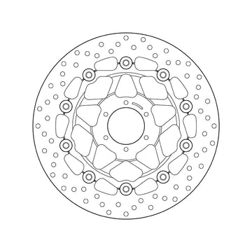 Honda Cb 600 F Hornet [BREMBO] - Series Oro round floating brake disc - 0