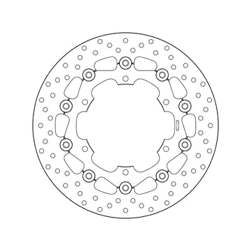 Yamaha Xvs 1100 [BREMBO] - Series Oro round floating brake disc