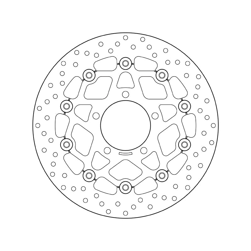 Kawasaki Kle 650 [BREMBO] - Disco freno flottante tondo Serie Oro