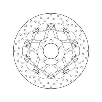 Kawasaki Zr 750 [BREMBO] - Disque de frein flottant rond Série Oro