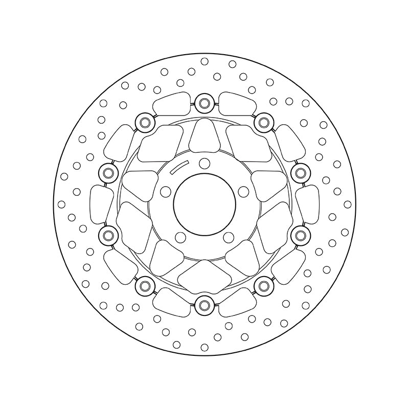 Kawasaki Z 750 [BREMBO] - Disque de frein flottant rond Série Oro