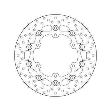 Yamaha Xt 660 [BREMBO] - Disque de frein flottant rond série Oro