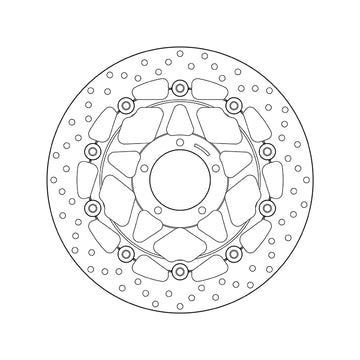 Ducati 749 [BREMBO] - Disque de frein flottant rond Série Oro - 0