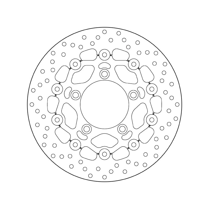 Kymco Ak 550 [BREMBO] - Disque de frein flottant rond série Oro