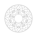 Kymco Ak 550 [BREMBO] - Disque de frein flottant rond série Oro