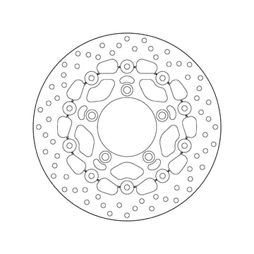 Kymco Ak 550 [BREMBO] - Disco freno flottante tondo Serie Oro