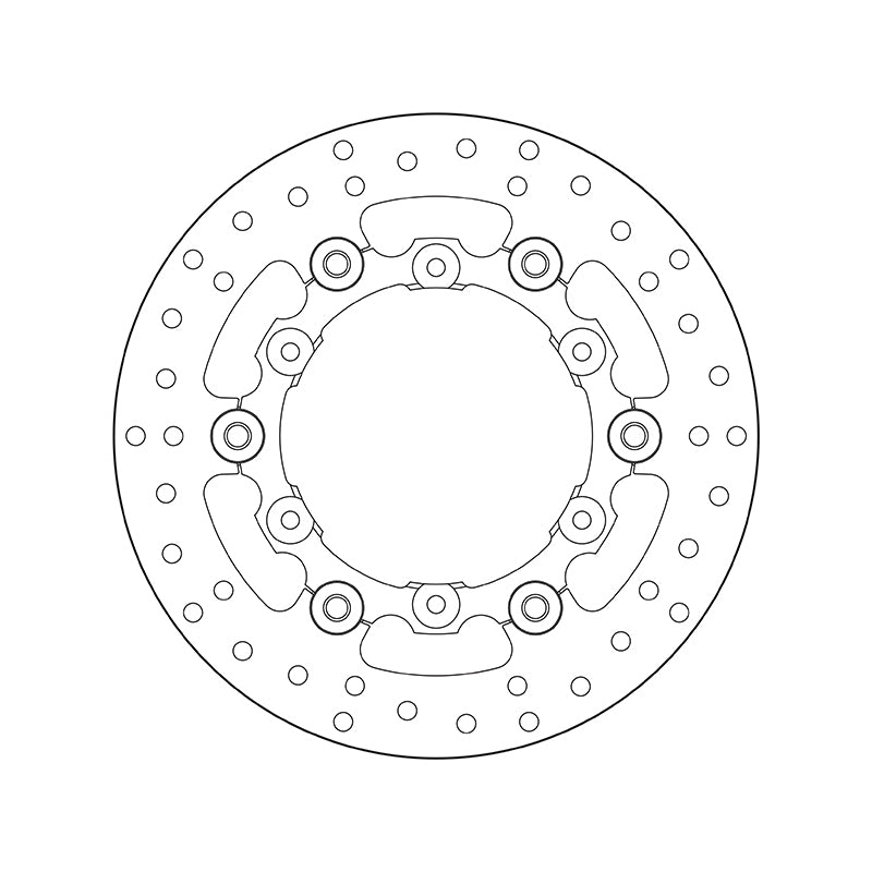 Husqvarna Supermoto [BREMBO] - Disques de frein flottants ronds série Oro - par paires