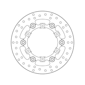 Husqvarna Supermoto [BREMBO] - Dischi freno flottanti tondi Serie Oro - in coppia