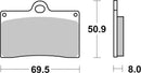 Husqvarna Sm 570 [BREMBO] - Competition Carbon Ceramic Brake Pads - 07BB15RC
