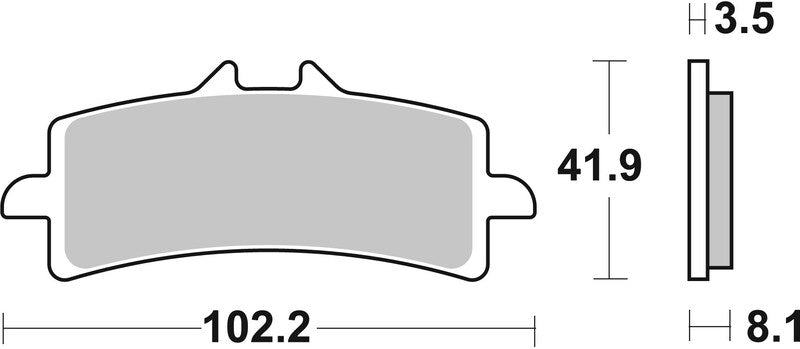 Ktm 890 Duke R [BREMBO] - Pastiglie freno stradali in metallo sinterizzato - 07BB37LA