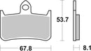 Honda Cb 900 [BREMBO] - Competition Carbon Ceramic Brake Pads - 07HO28RC-1