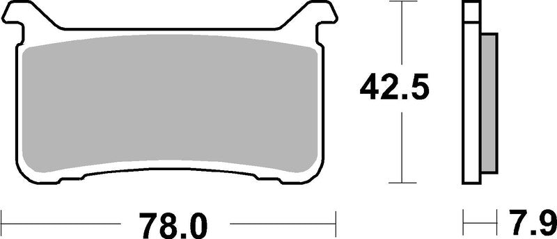 Honda Cmx 1100 Rebel Dct [BREMBO] - Plaquettes de Frein Compétition Carbone Céramique - 07HO63RC