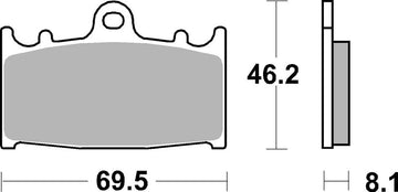 Suzuki Gsr 600 [BREMBO] - Pastiglie Freno Carbon Ceramiche Competizione - 07KA13RC