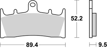 Suzuki Gsx 1400 [BREMBO] - Competition Carbon Keramik Bremsbeläge - 07SU19RC