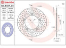 Kymco Ak 550 [BREMBO] - Series Oro rigid brake disc - 68B40794