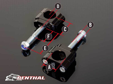 Ktm 790 Adventure [RENTHAL] - 36Tech Lenkerhalterungen Ø36mm Fatbar®36 KTM/Husqvarna