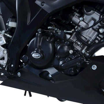 Suzuki GSX-S 125 ABS [2018-2026] - (Embrayage) Protecteur de couvercle de carter gauche noir Suzuki GSX-R125
