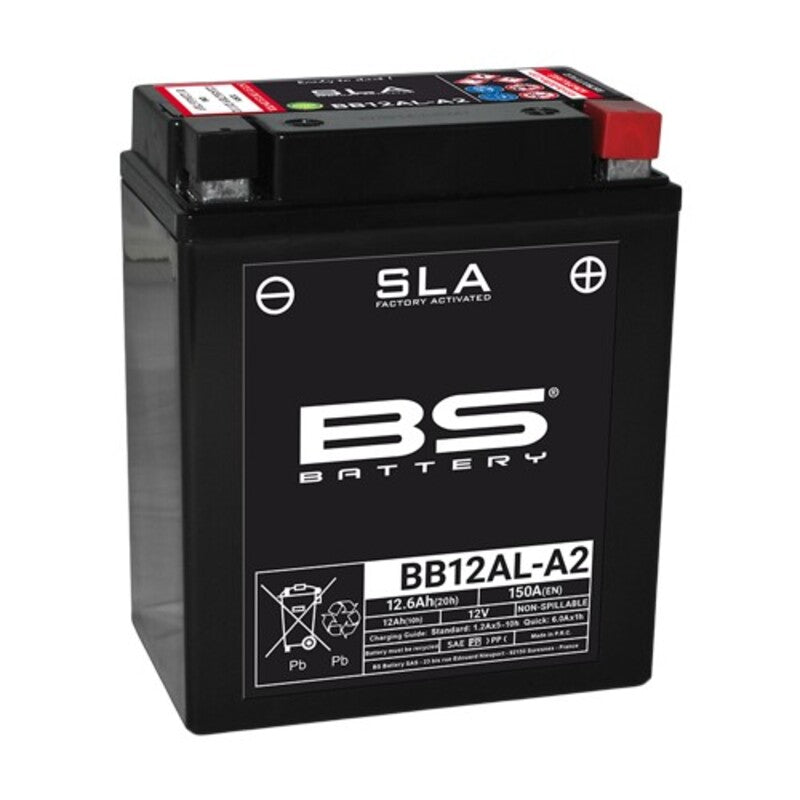 Kawasaki Zxr 750 [BS BATTERY] - Batteria senza manutenzione SLA attivata in fabbrica - BB12AL-A2