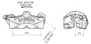 Ducati Monster 1200 [BREMBO] - M50 front left brake caliper titanium Ø30mm-2