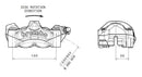 Ktm 1290 Superduke Gt [BREMBO] - M50 front left brake caliper titanium Ø30mm