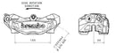 Ducati Hypermotard 939 [BREMBO] - Pinza freno anteriore sinistra M4 oro Ø32mm-2