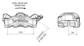 Honda Cb 1000 [BREMBO] - Pinza freno Stylema anteriore destra naturale - 0