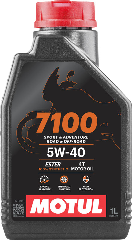 Olio motore 5W40 4T 1L per motociclette [Motul]