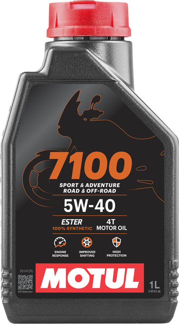 Motor oil 5W40 4T 1L for motorcycles [Motul]