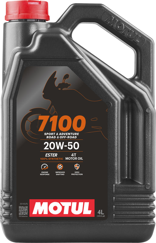 Huile de moteurs 20W50 4T 4L pour les motos [motul]